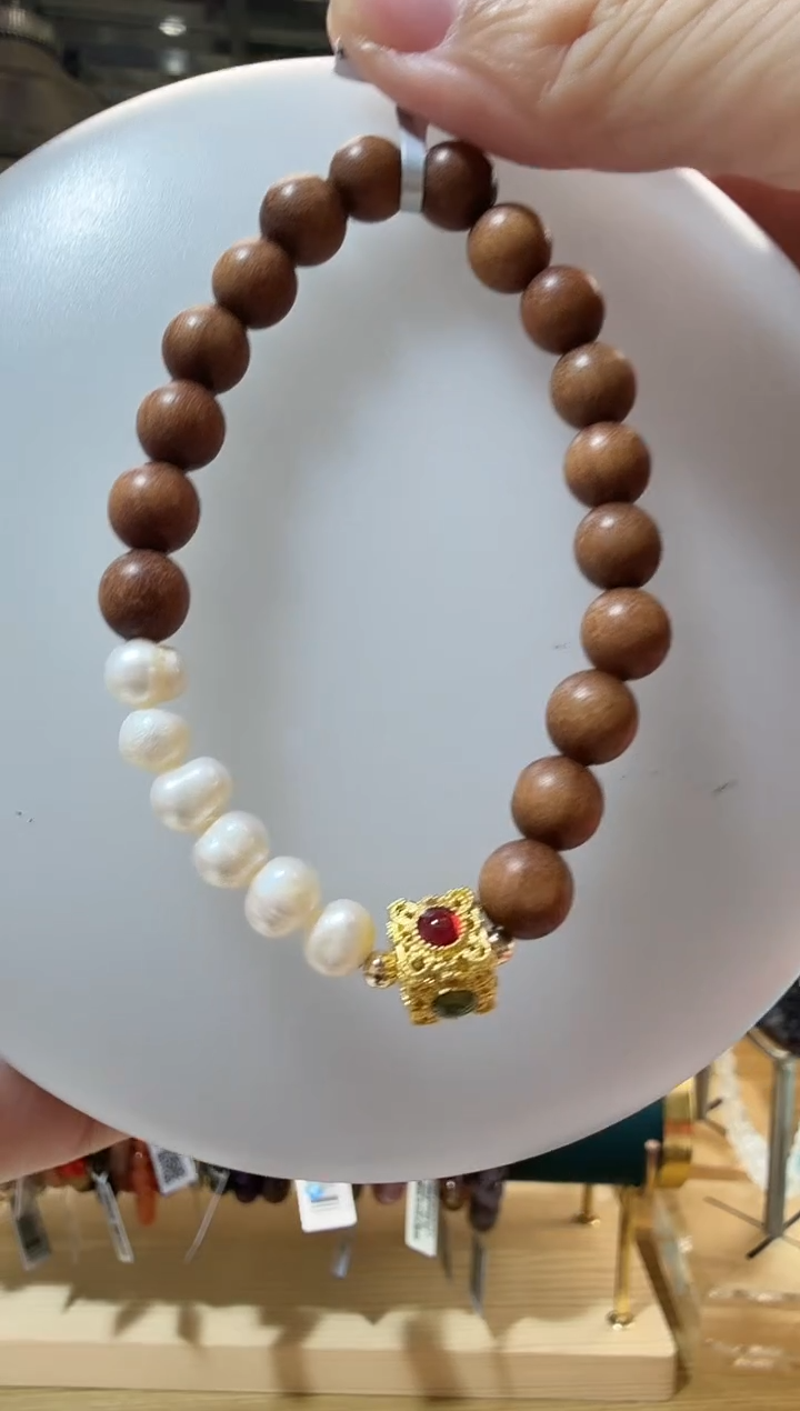 未镶嵌手链淡水珍珠优6187 约7mm