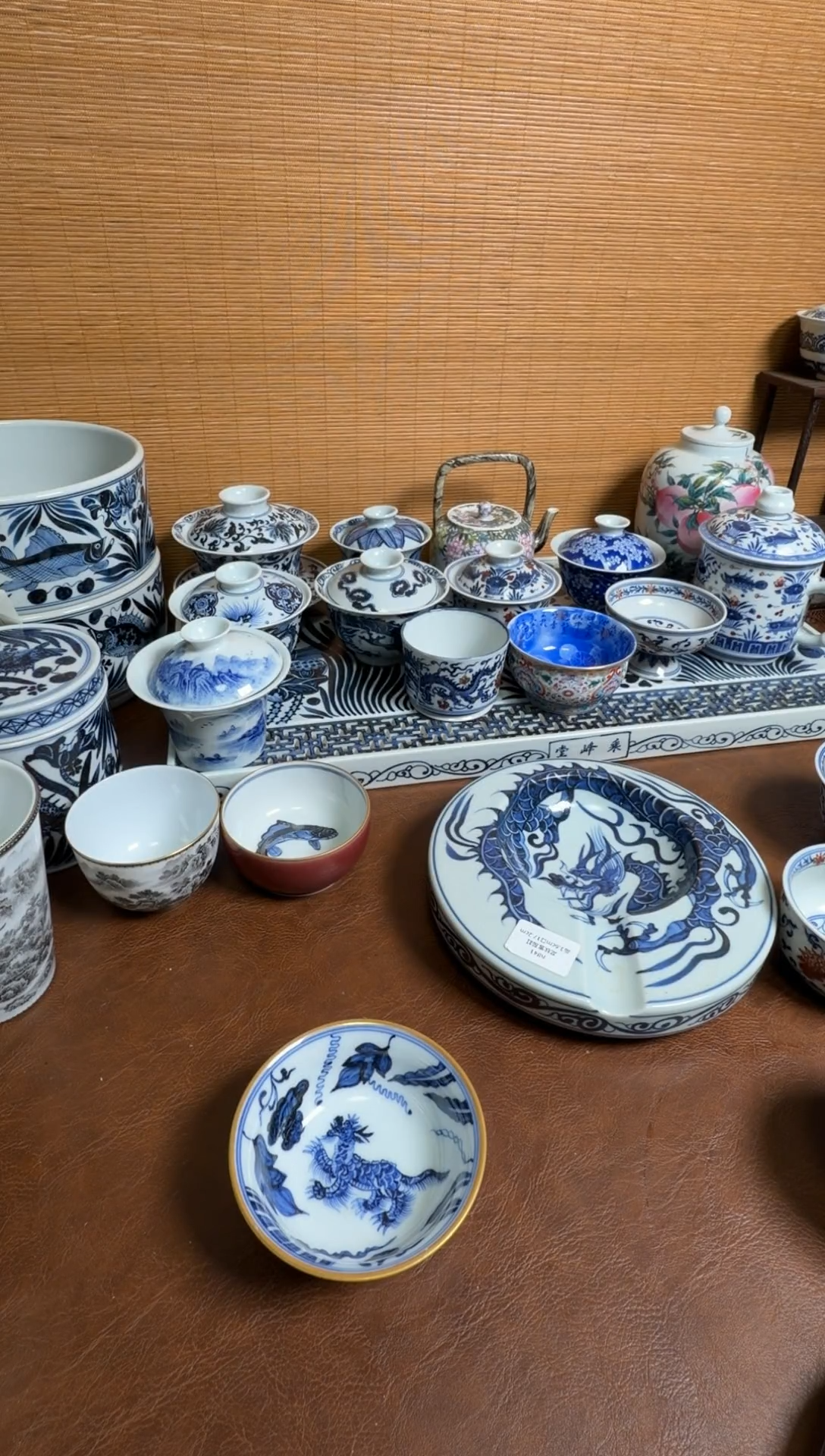 路**?元青花手工手绘单杯