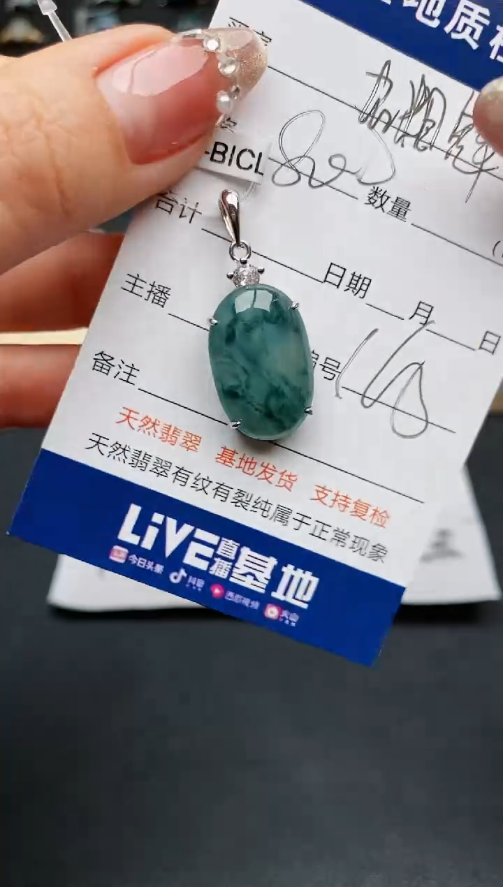 【闪购商品】翡翠颈饰银S925镶嵌..........