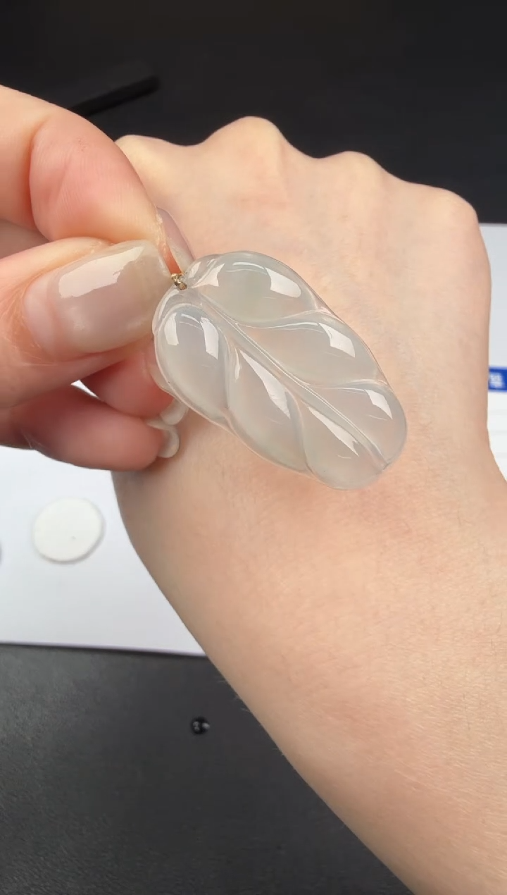 吊坠(不含链)18K金镶嵌翡翠翡翠饰品-99