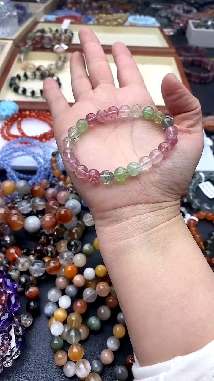 【闪购商品】碧玺手链未镶嵌碧玺8.2