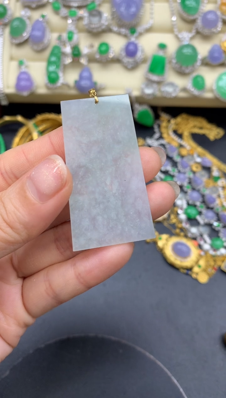 【闪购商品】翡翠颈饰18K金镶嵌33-中国好珍宝