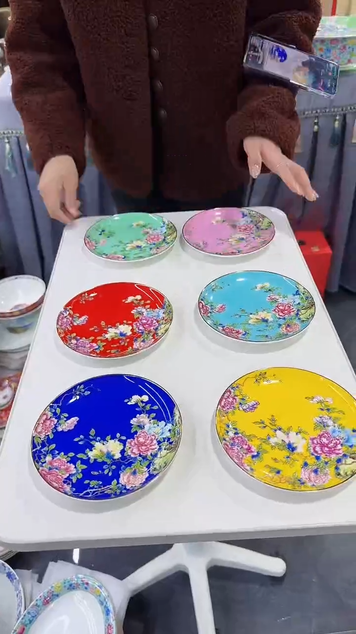 【闪购商品】瓷片6英寸骨碟6个景德镇陶瓷