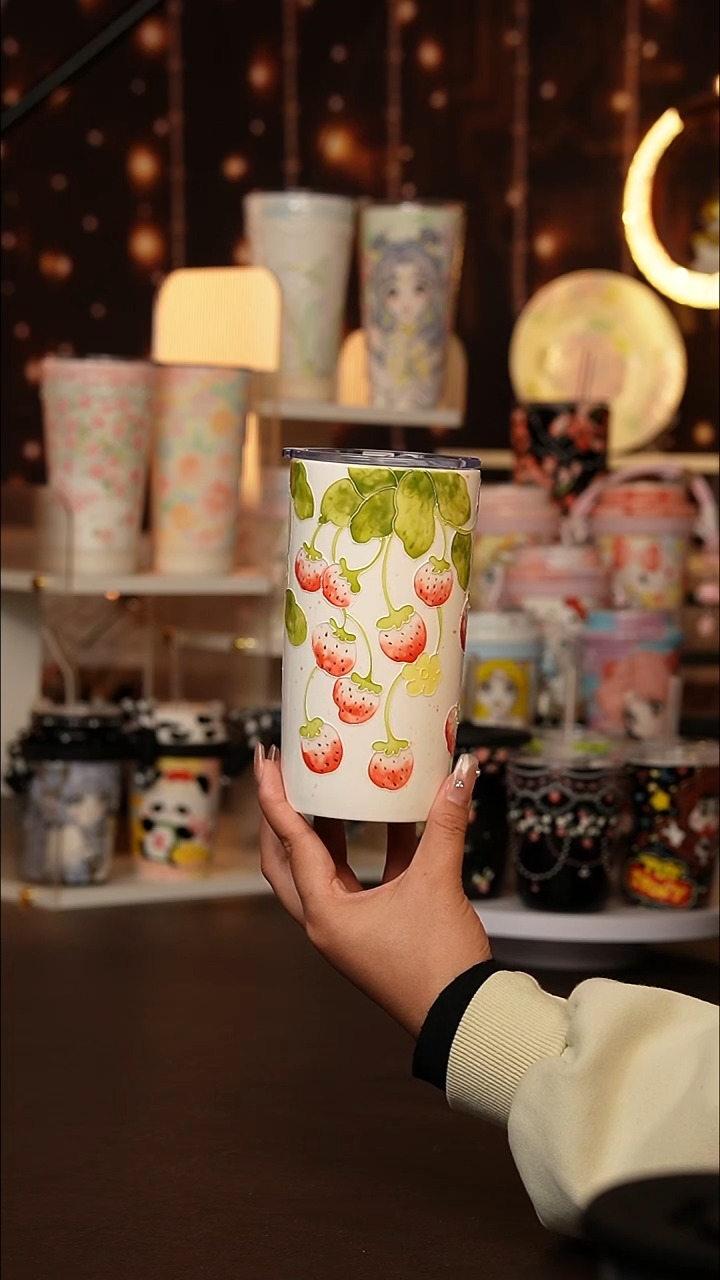 （玉泥）景德镇手工手绘文创陶瓷杯