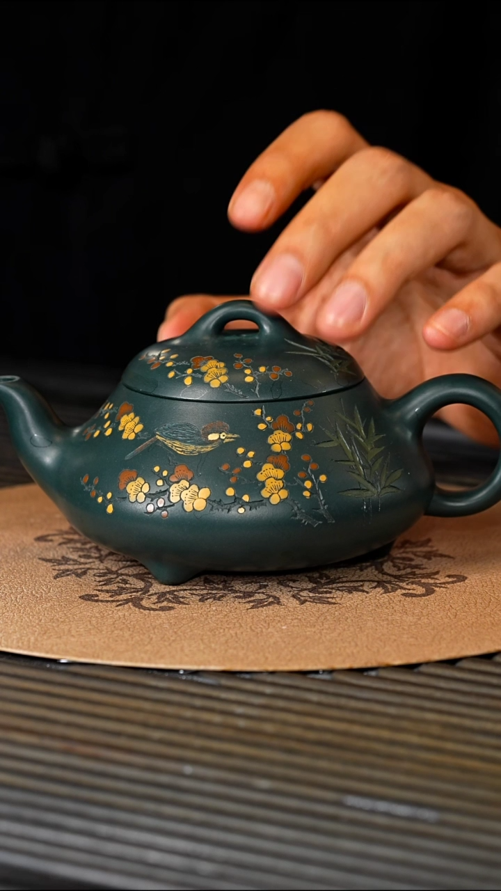 JYH 绿泥  汉棠石瓢   