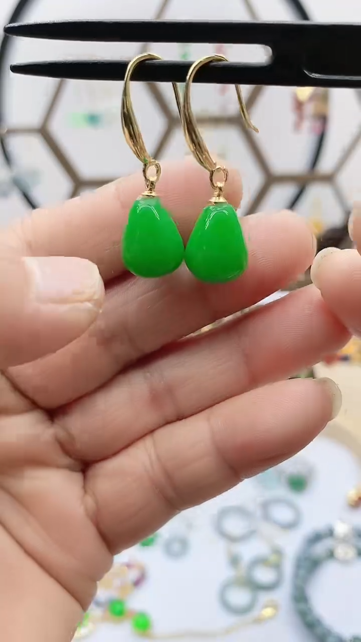 未镶嵌翡翠耳饰152