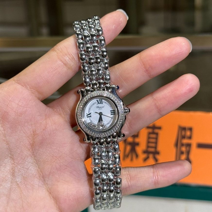 95新 Chopard/萧邦 石英腕表后钻 26mm/公价99999/jm3734