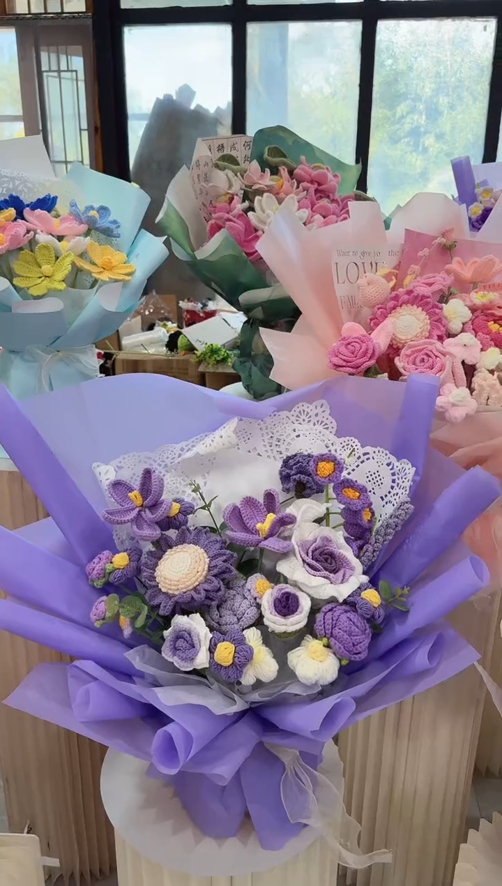 非遗手工定制花束，孤品清仓！！