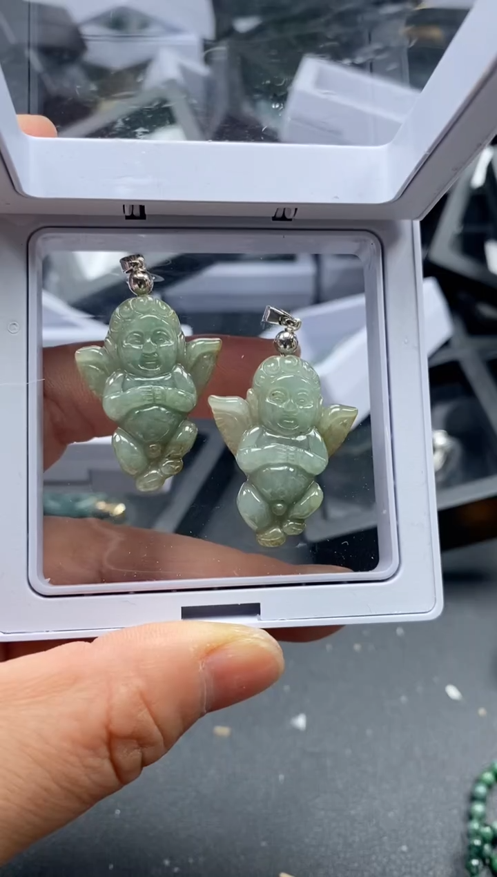 翡翠未镶嵌吊坠(不含链)1478