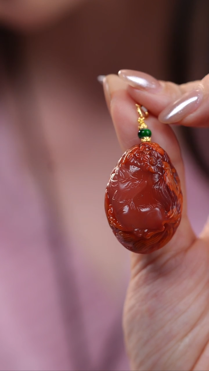 颈饰未镶嵌南红玛瑙44