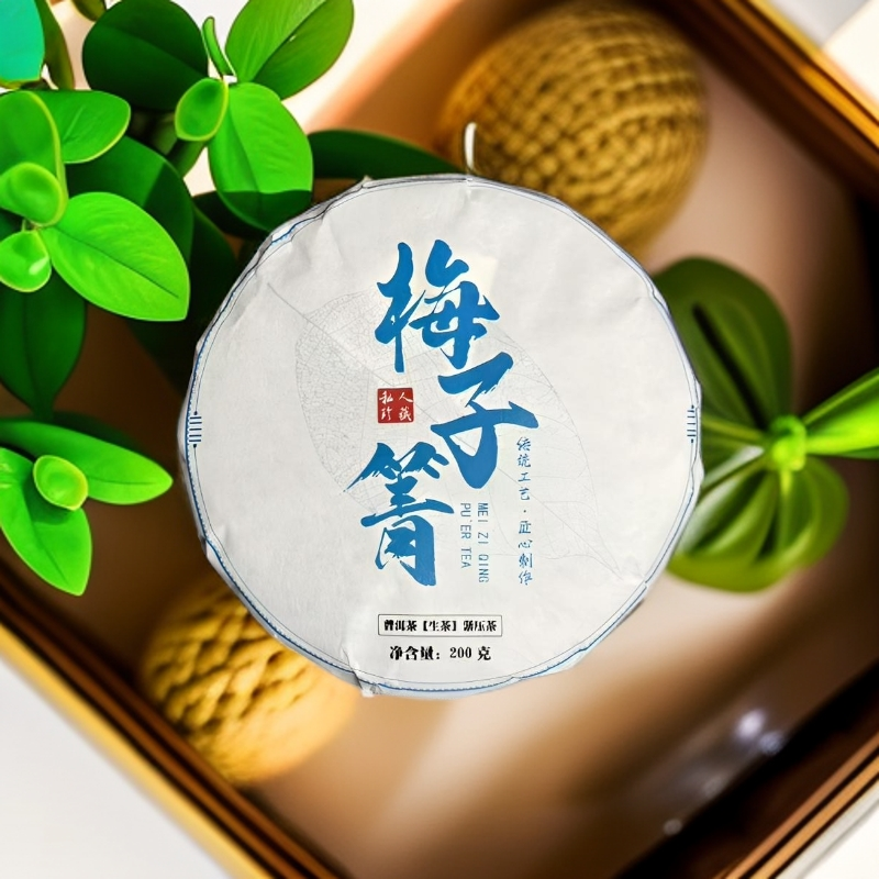 2024年 【梅子箐】普洱茶生茶 200克饼