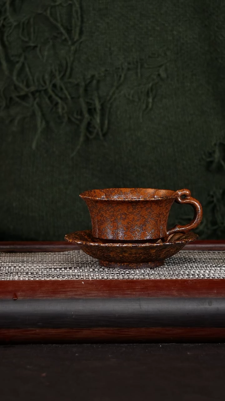 【闪购商品】紫砂茶壶龙骨金砂套杯