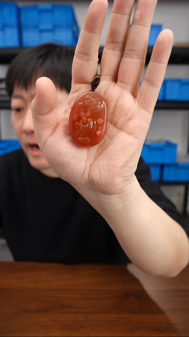 未镶嵌挂件南红玛瑙0102DL020路路通