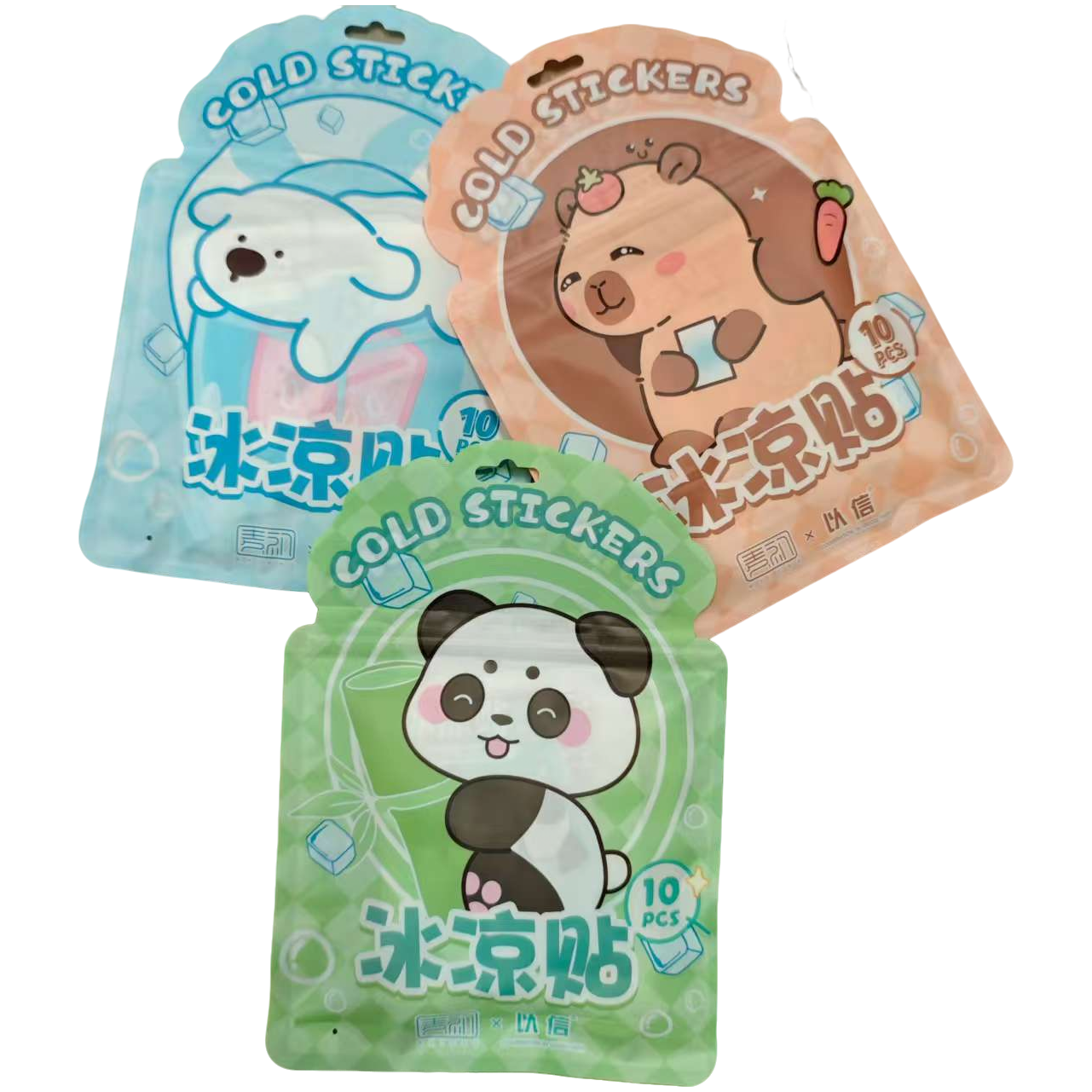 QD-0307-动漫卡通夏日解暑降温清凉冰凉贴（到手2包，款式不选）