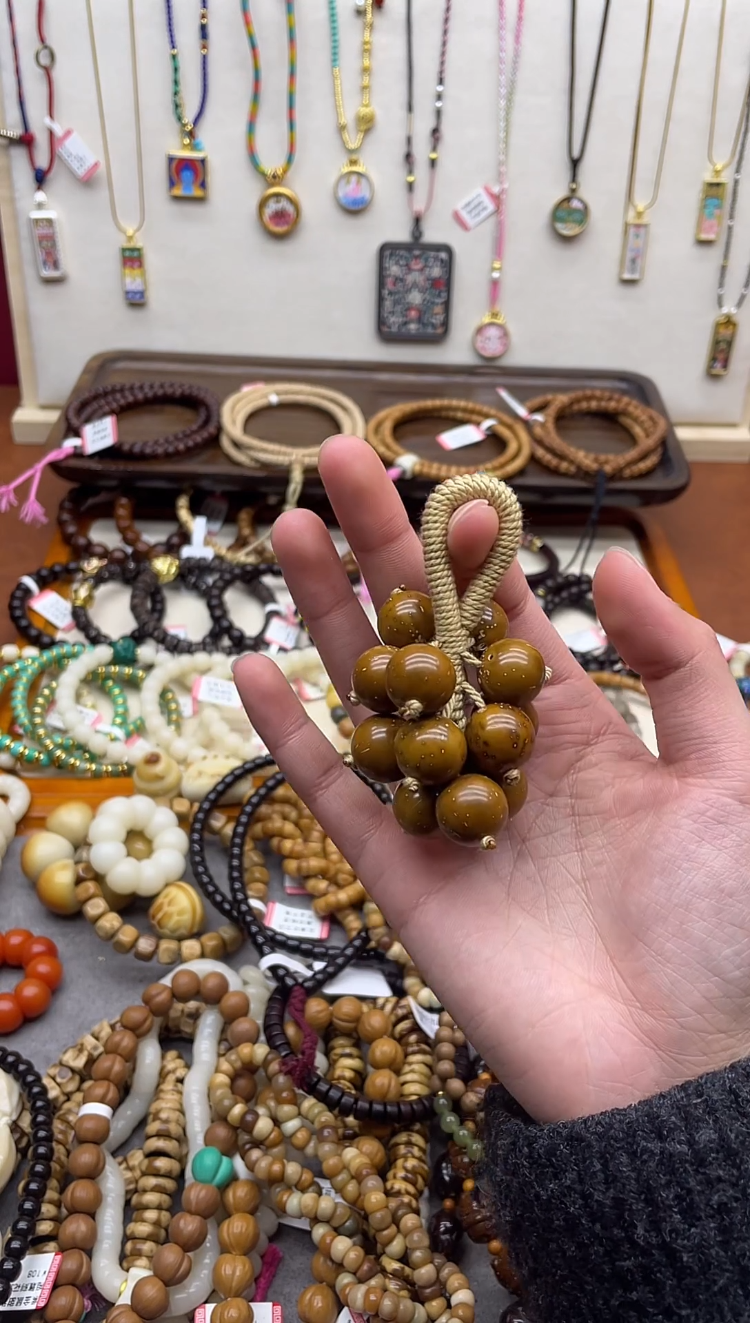 手串紫金鼠紫金鼠葡萄串手把件