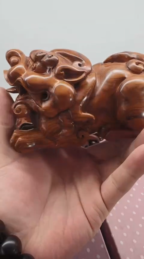 【闪购商品】香榧木HH   麒麟摆件