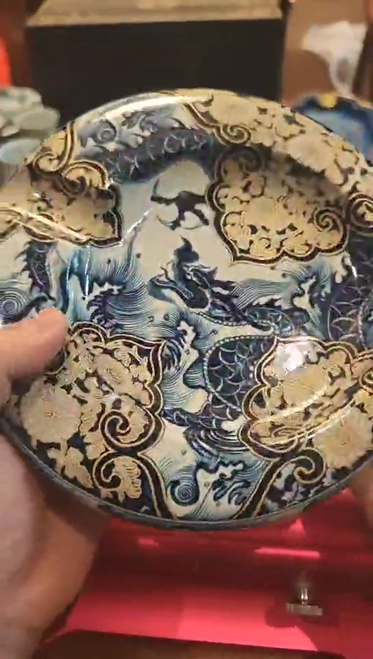 令*葱青花龙六件套无包装不退换