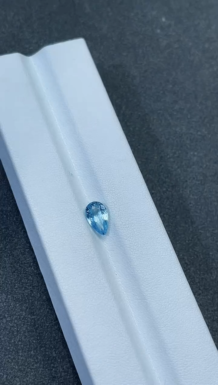 未镶嵌笔搁海蓝宝石天然裸石