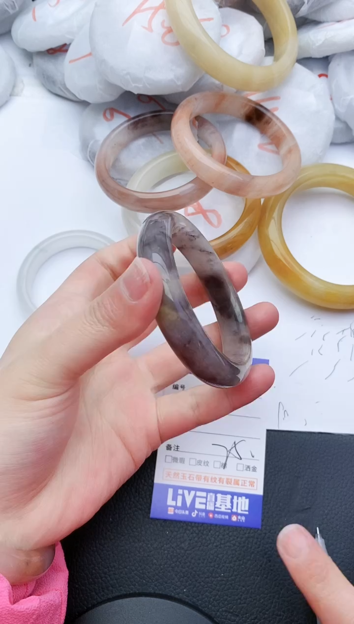 【闪购商品】石英质玉手镯未镶嵌89+56/57
