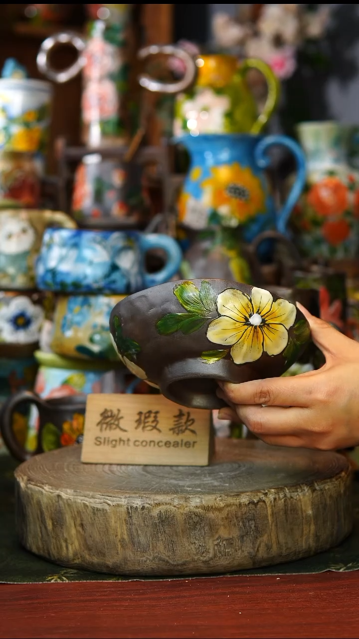 陶瓷130景德镇手工手绘釉下彩