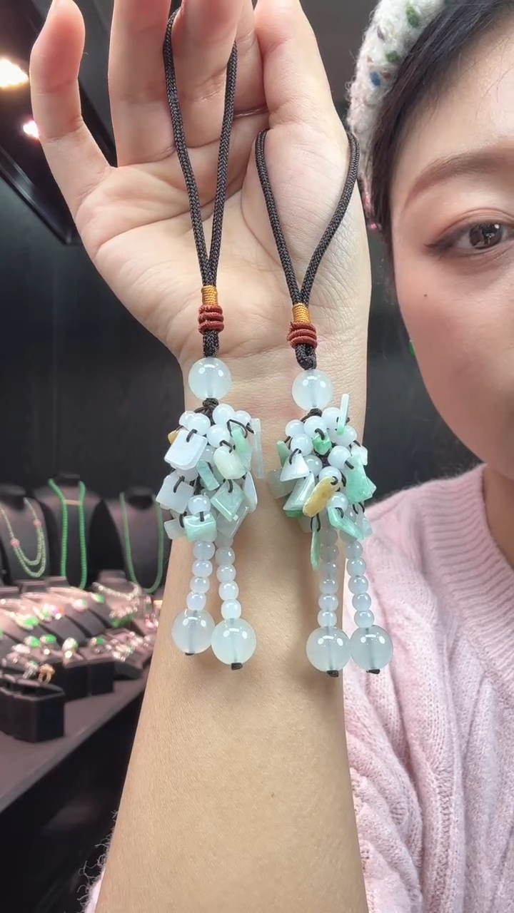 【闪购商品】翡翠吊坠(不含链)未镶嵌岁岁平安 多样性发一件