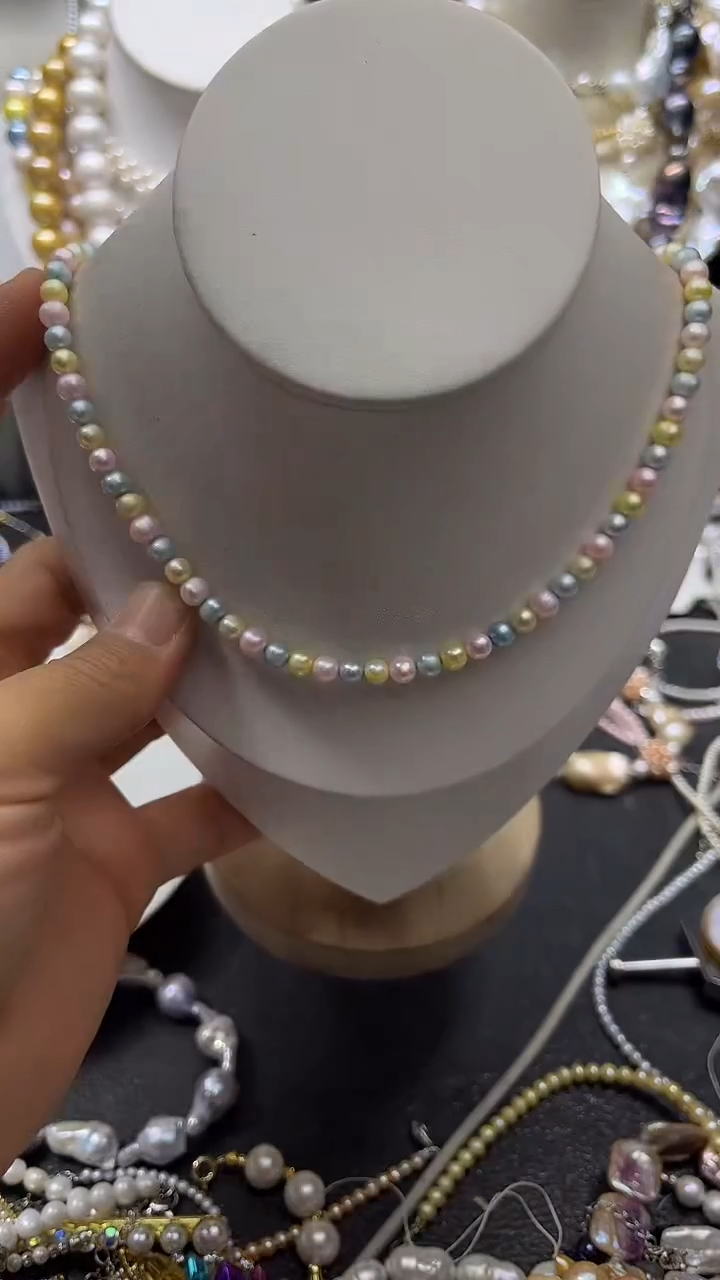 颈饰未镶嵌淡水珍珠多人