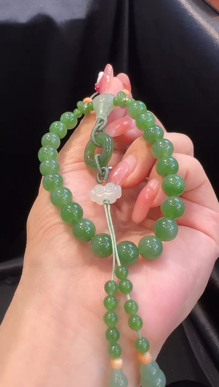 未镶嵌手链和田玉手串