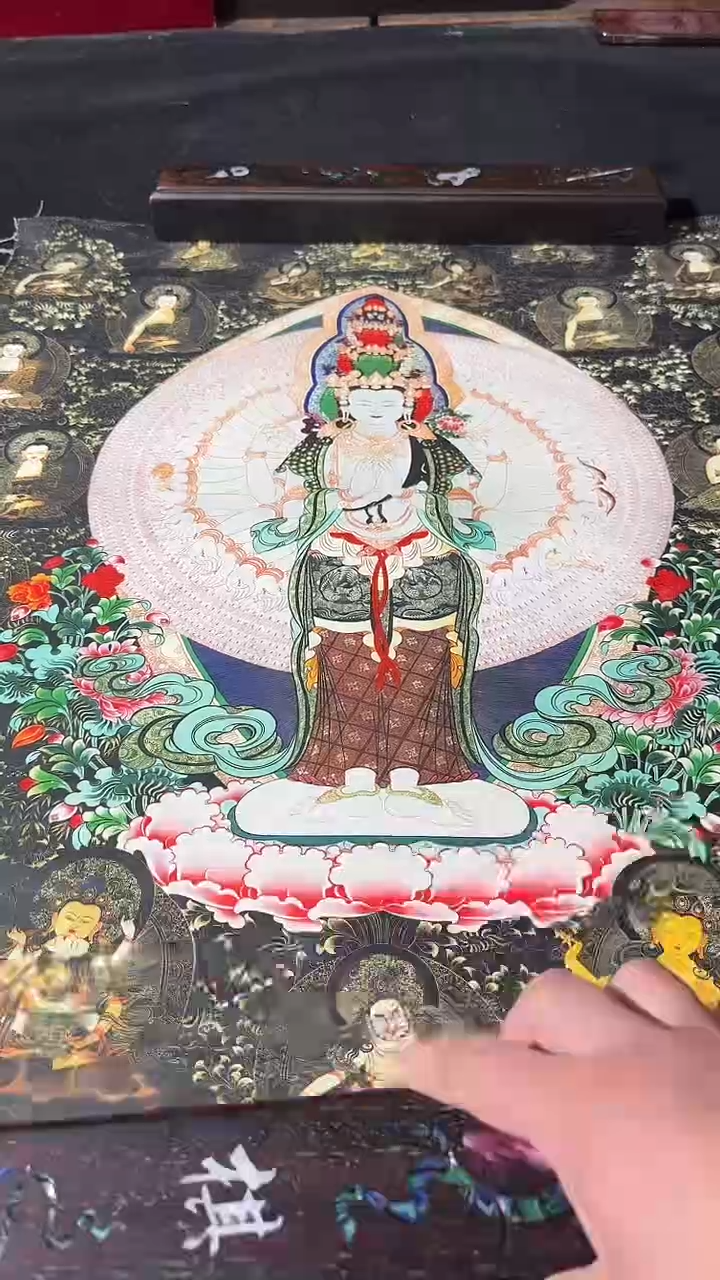 卷轴画藏式珍藏彩绘艺术馆9