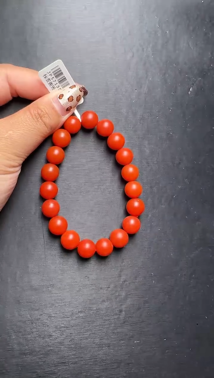 未镶嵌手串南红玛瑙保山南红手串10mm+ JP57135 