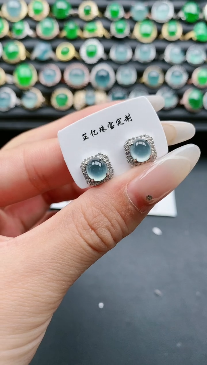 【闪购商品】翡翠戒指银S925镶嵌111111111111111