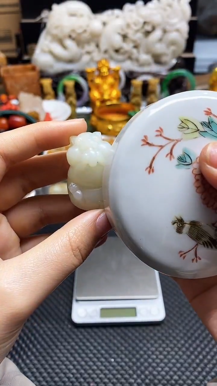 【闪购商品】瓷片瓷片瓷器 摆件1个