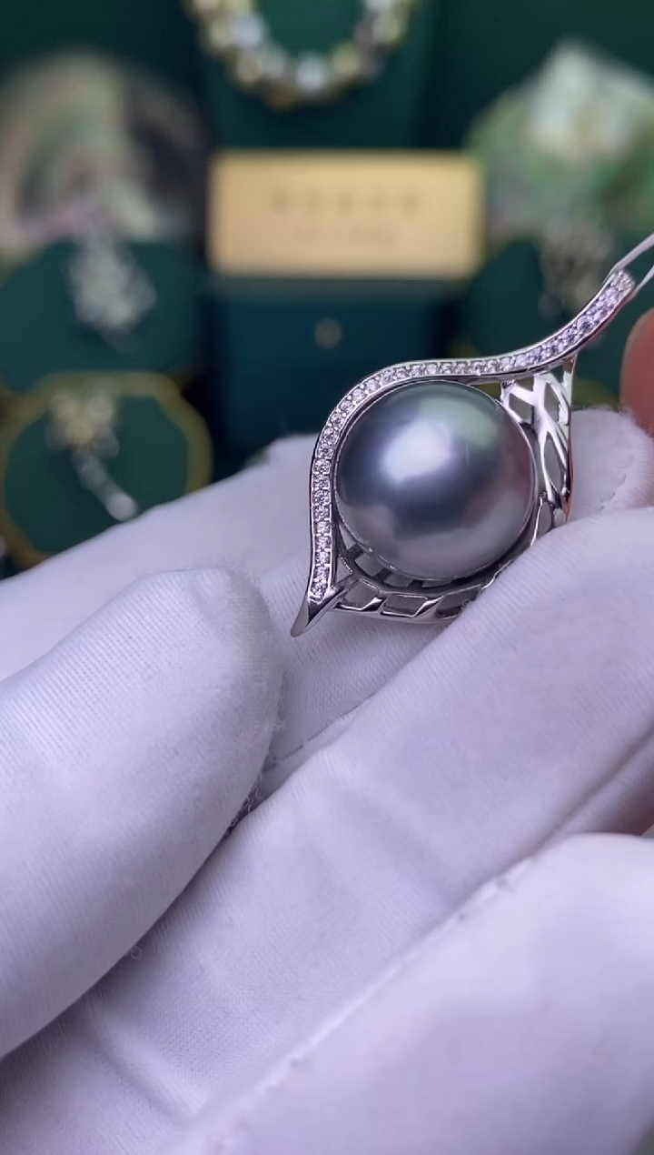 【闪购商品】海水珍珠颈饰银S925镶嵌1