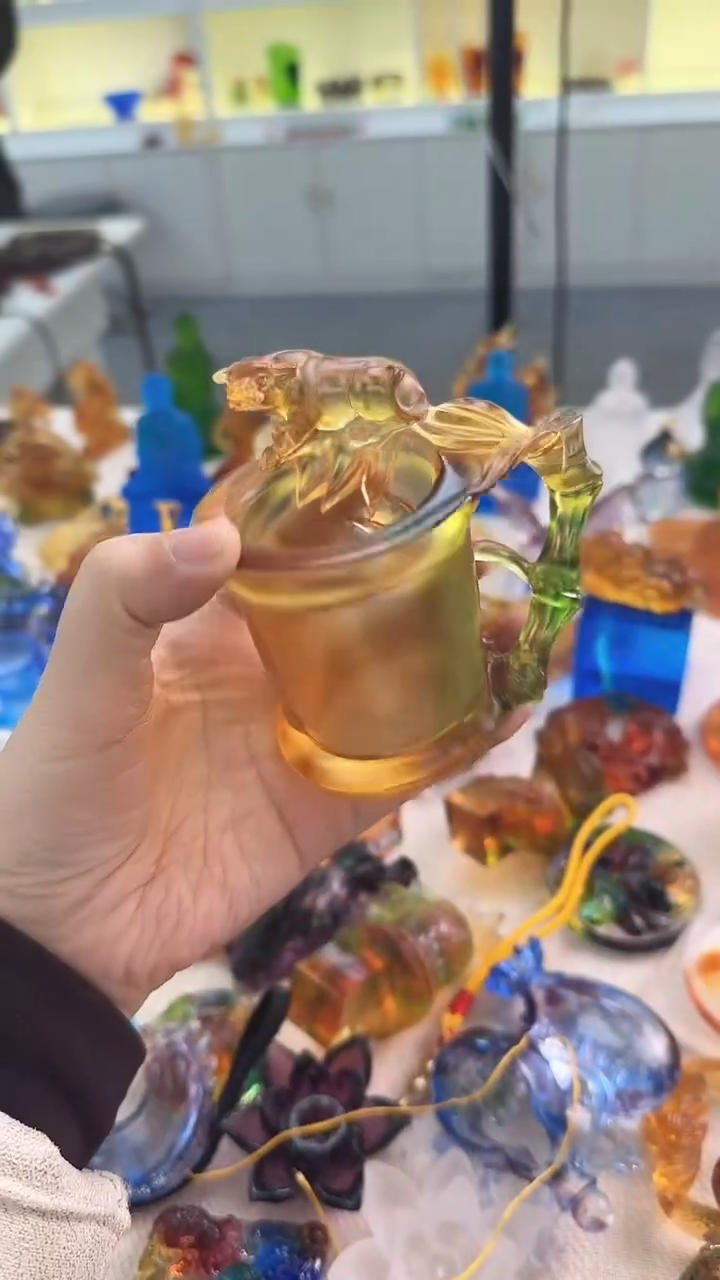 手工艺品琉璃牛牛