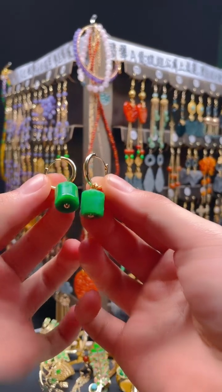 【闪购商品】玛瑙/玉髓耳饰合金032玛瑙饰品