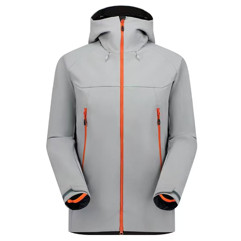 【欧若风】全压胶软壳夹克冲锋衣全尼龙春秋防风防水户外运动休闲