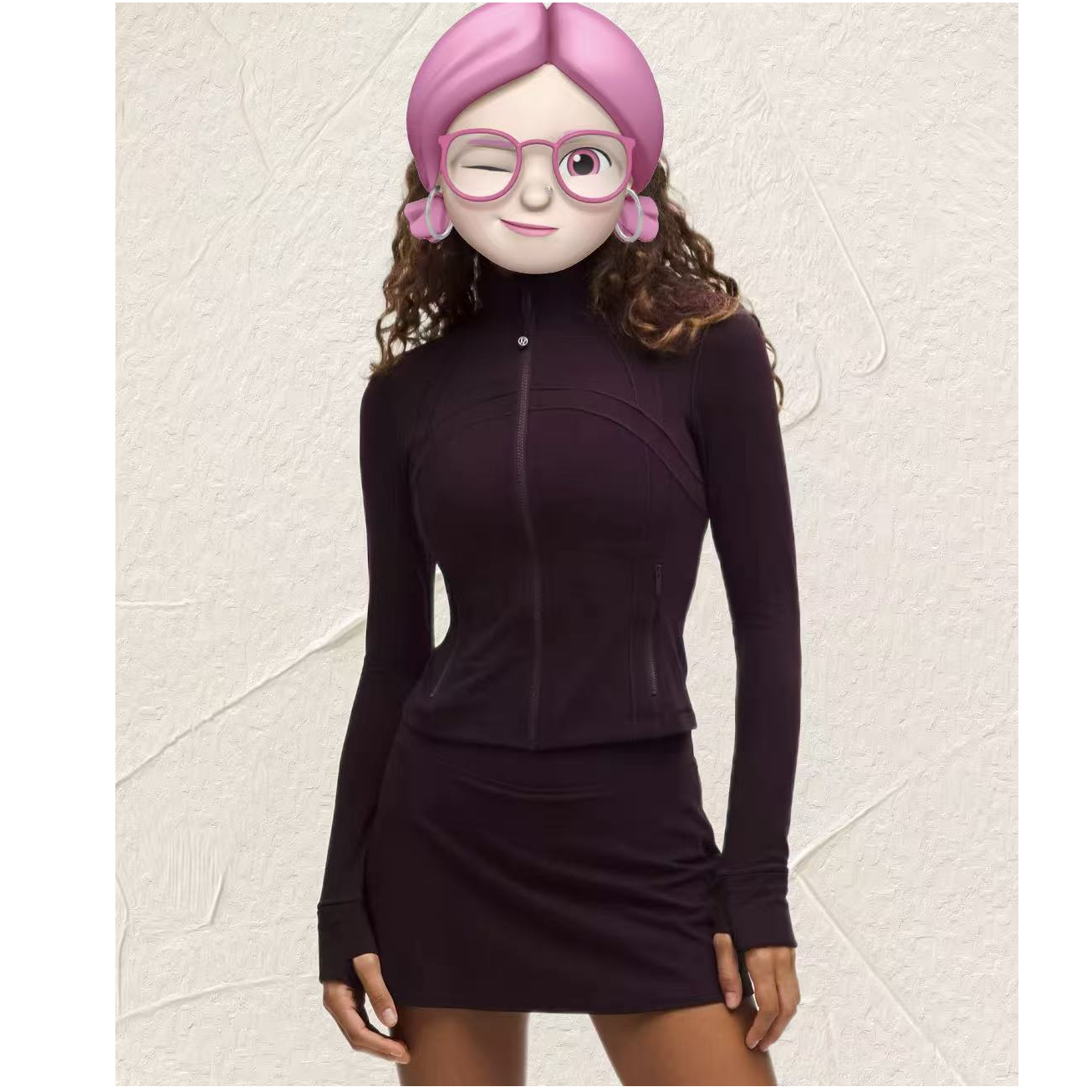 lululemon露露乐蒙Define Crop Jacket Nulu短款立领瑜伽外套/1