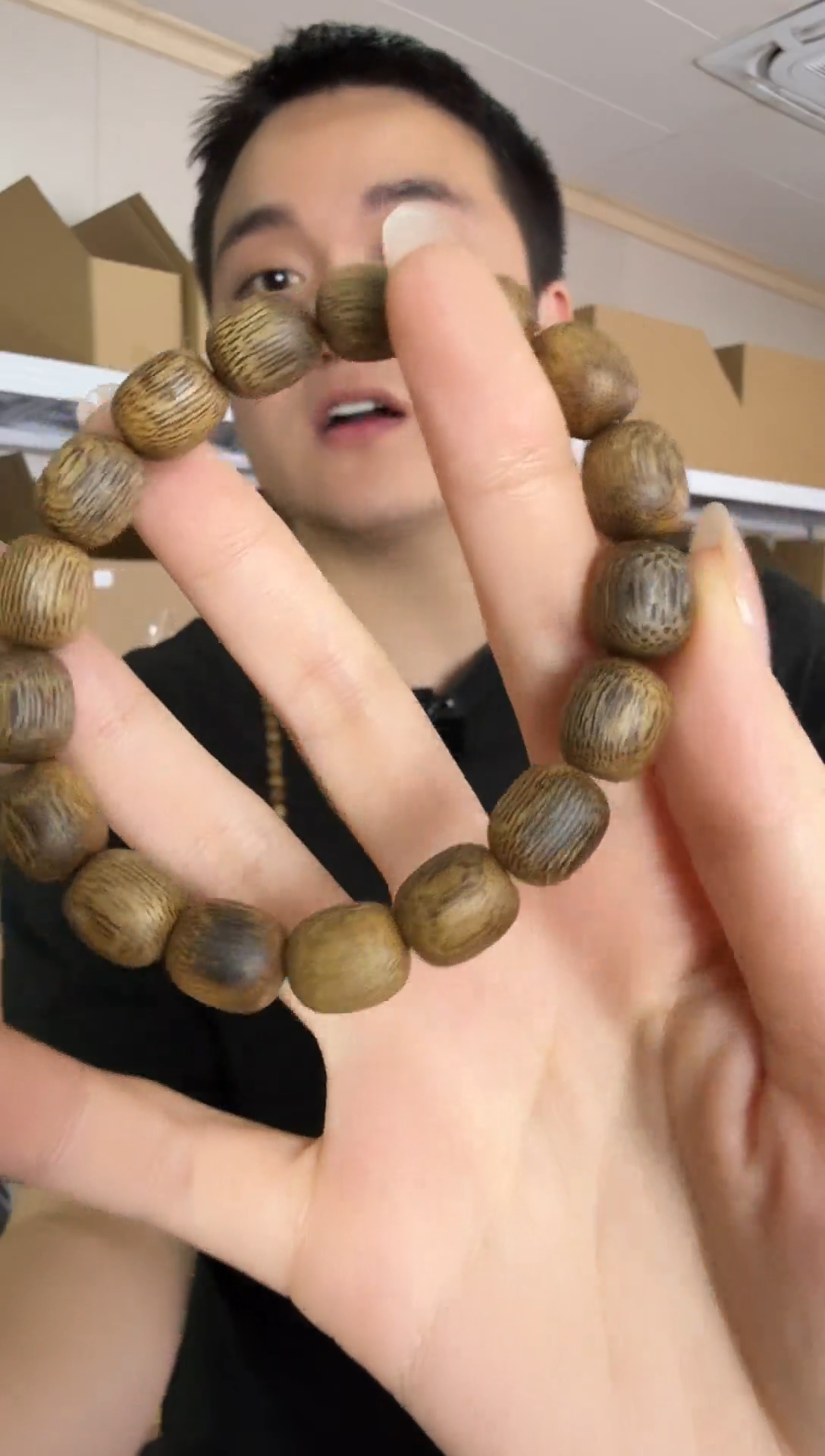 沉香手串海南沉香尖峰岭随形手串单圈 /多样性发其一