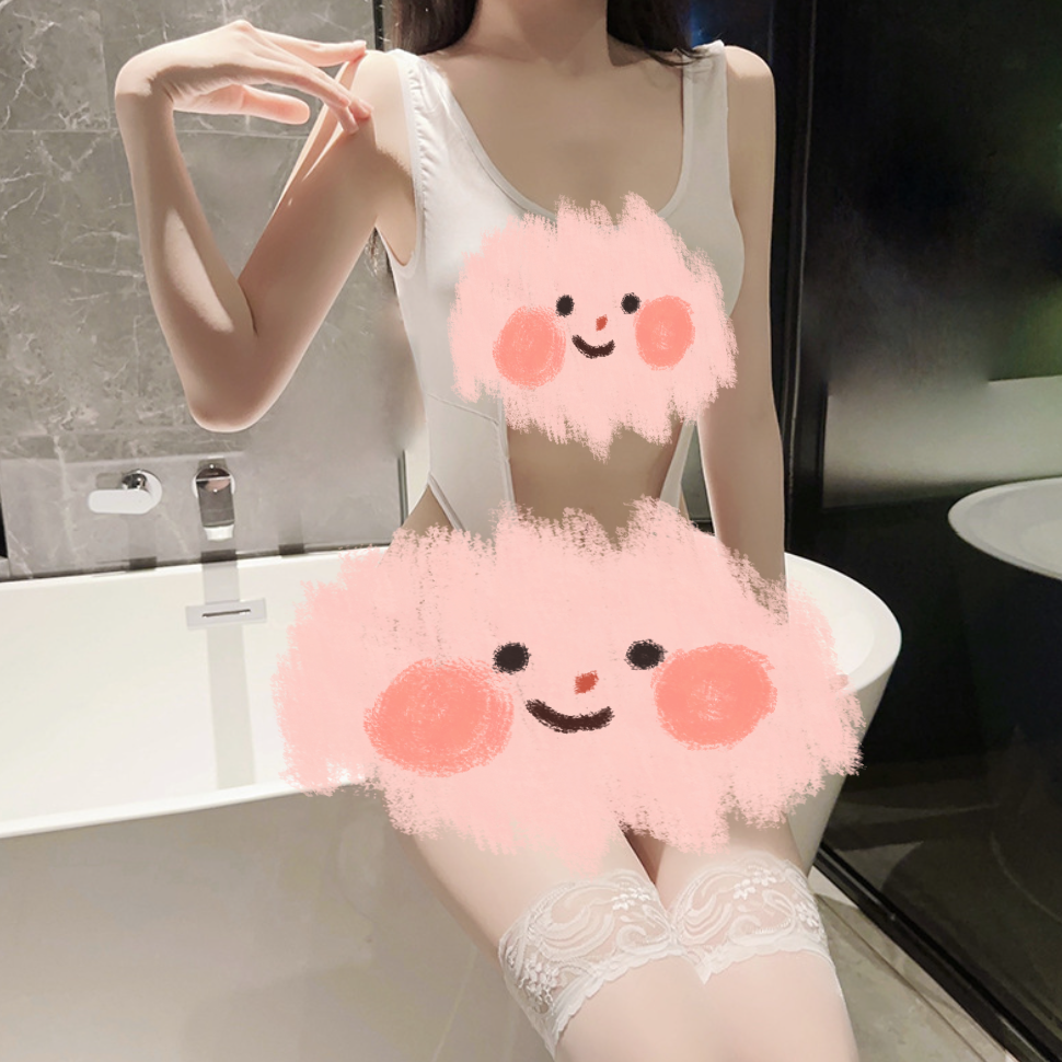 情绪ins显瘦套装夏季镂空吊带韩版紧身套装jk无痕连体性感修身女