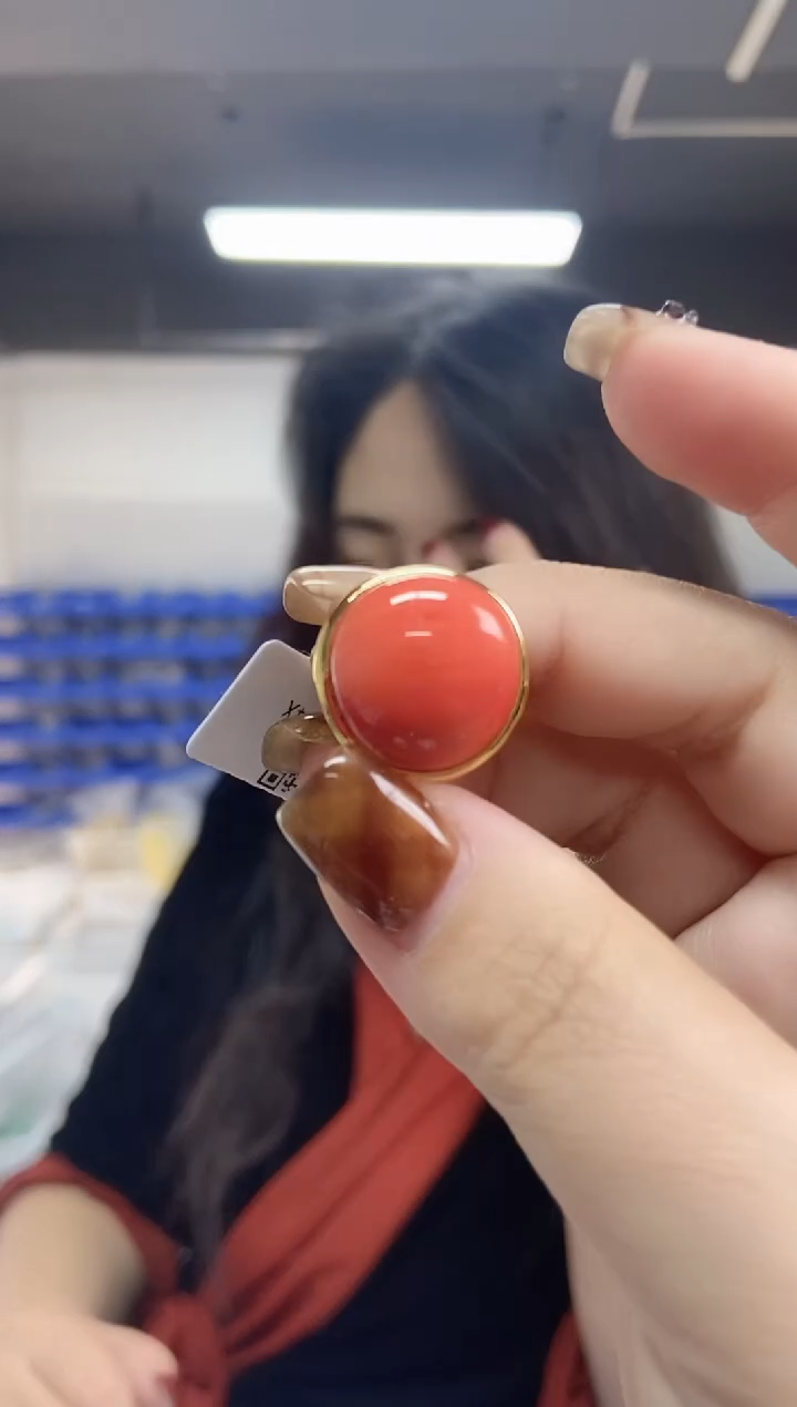 【闪购商品】玛瑙/玉髓戒指未镶嵌多样性发其一颜色微差