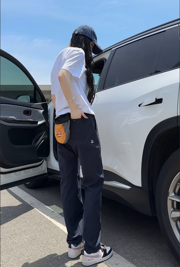 秋冬新款户外直筒运动时尚百搭防风加绒保暖男女同款宽松休闲裤男