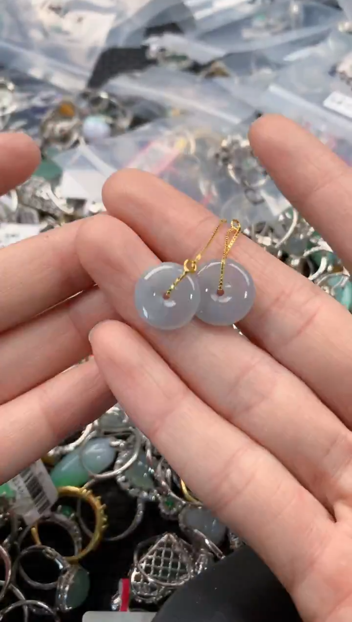 银S925镶嵌戒指翡翠777   3