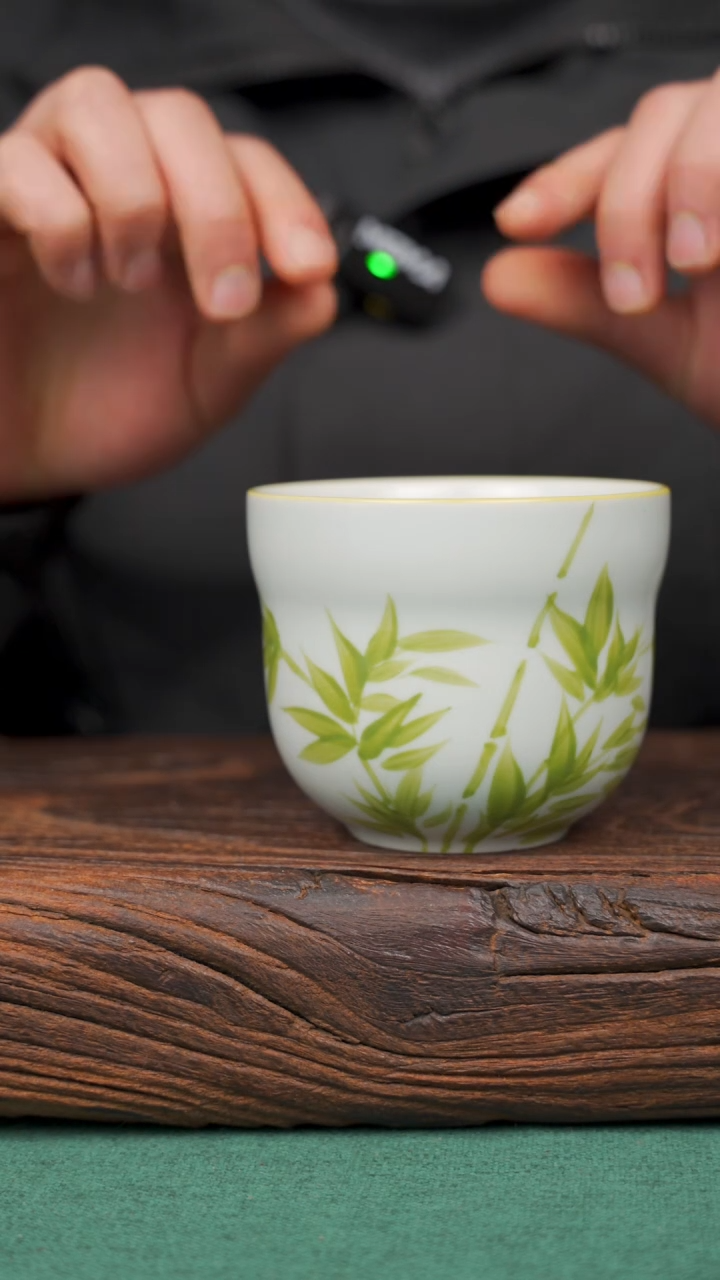 【闪购商品】瓷片51景德镇杯釉下手工手绘瓷器