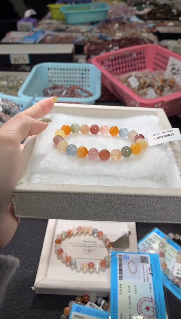 未镶嵌手链水晶406号  多样性发一 W   9+