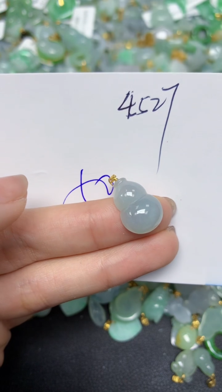 【闪购商品】翡翠颈饰18K金镶嵌 天然翡翠A货