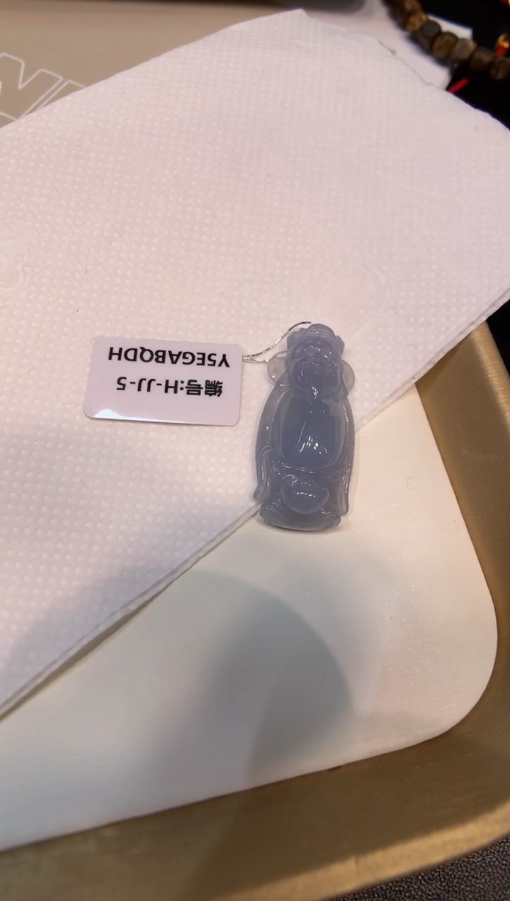 颈饰未镶嵌翡翠财神