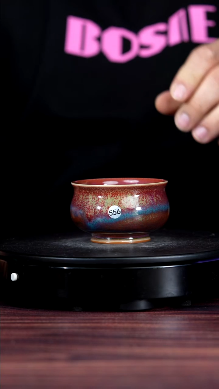 杯子瓷556#李盼龙一级品原矿钧瓷卢氏杯