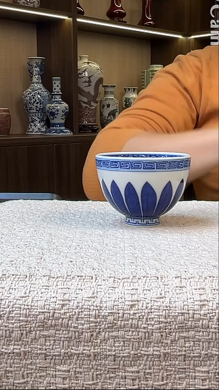 瓷片景德镇毛仔柴窑杯