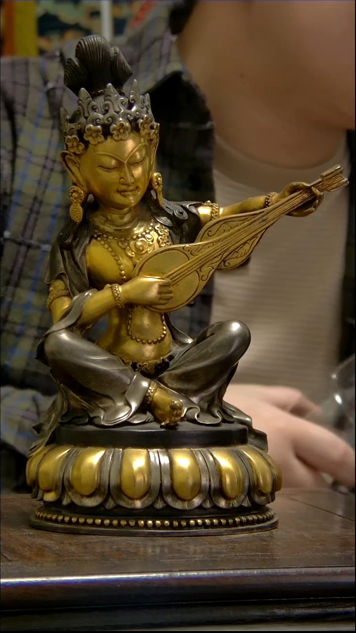 铜像造像收藏铜像造像收藏妙音佛母