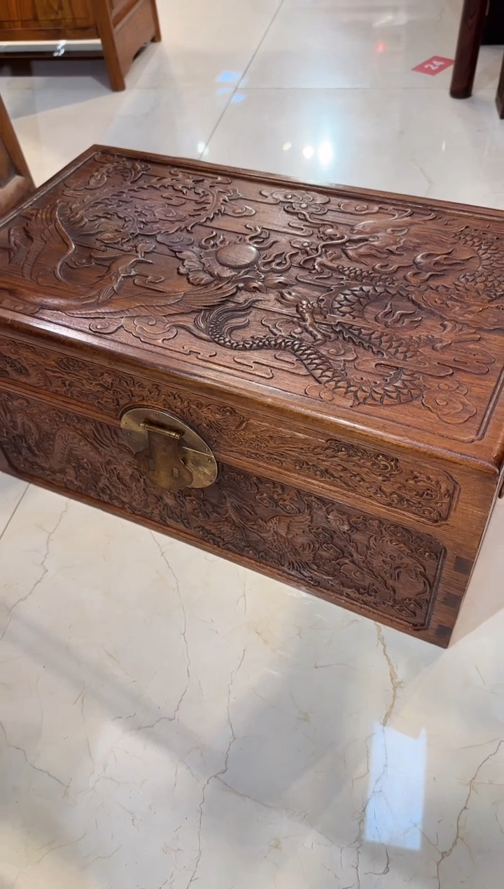 【闪购商品】木木艺50龙凤呈祥翻盖箱598.88888