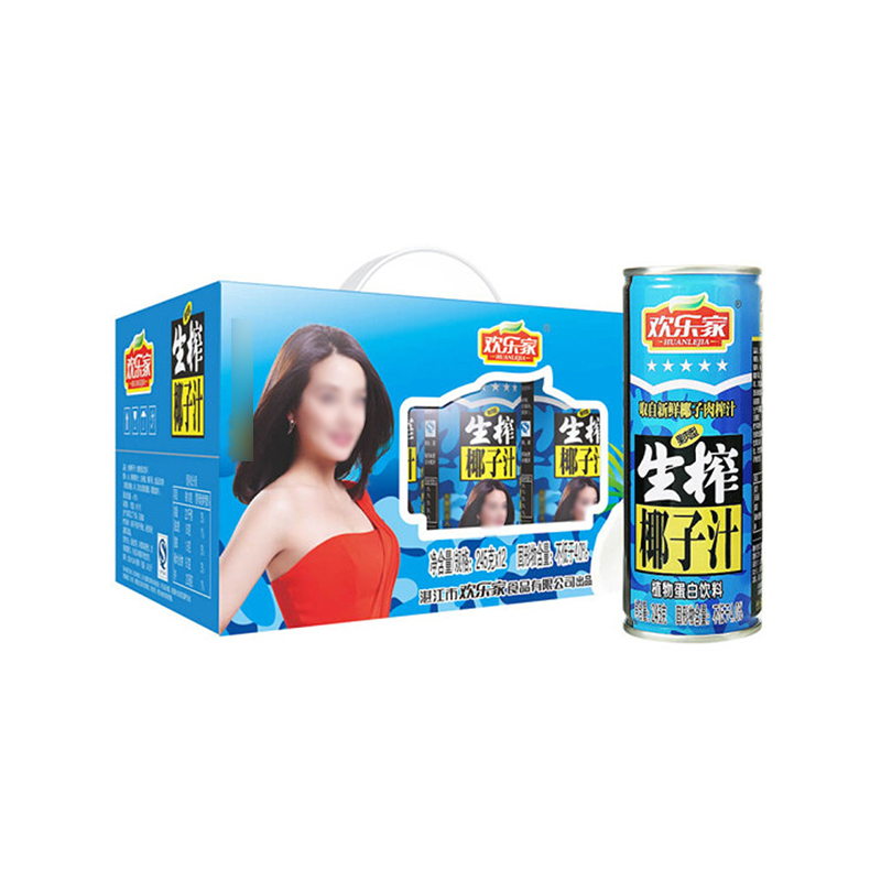 欢乐家生榨椰汁礼盒245ml*16